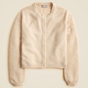 🆕 J. Crew Supersoft bubble-hem cardigan